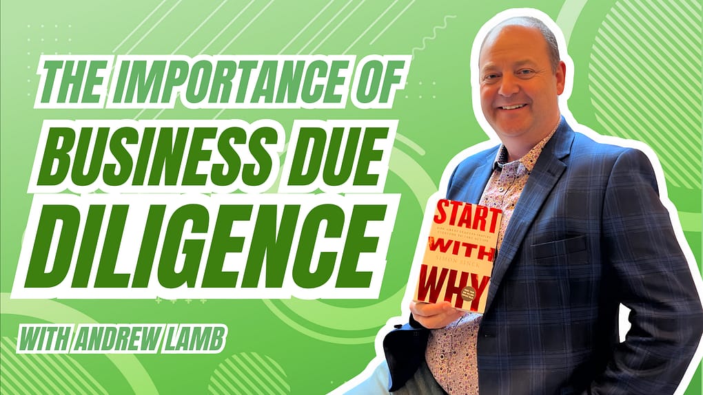 image with text "the importance of business due diligence"