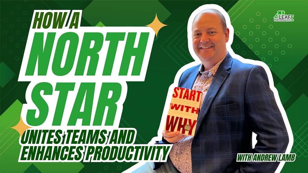 image with text "how a north star unites teams and enhances productivity"