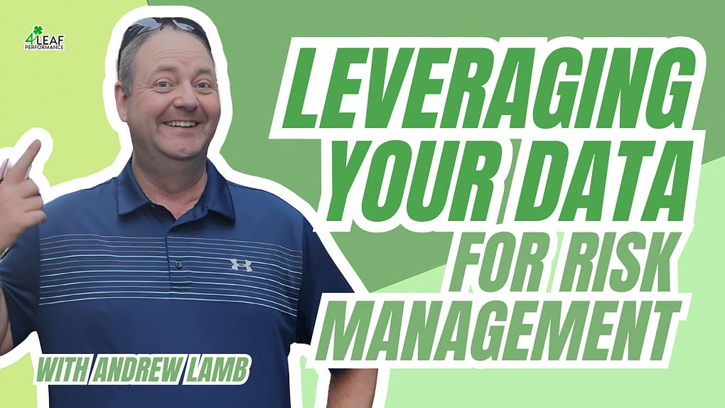 image with text "leveraging your data for risk management"