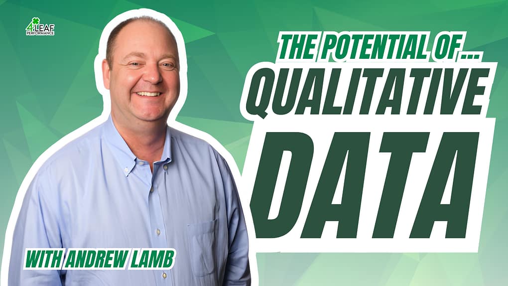 image with text "the potential of qualitative data"