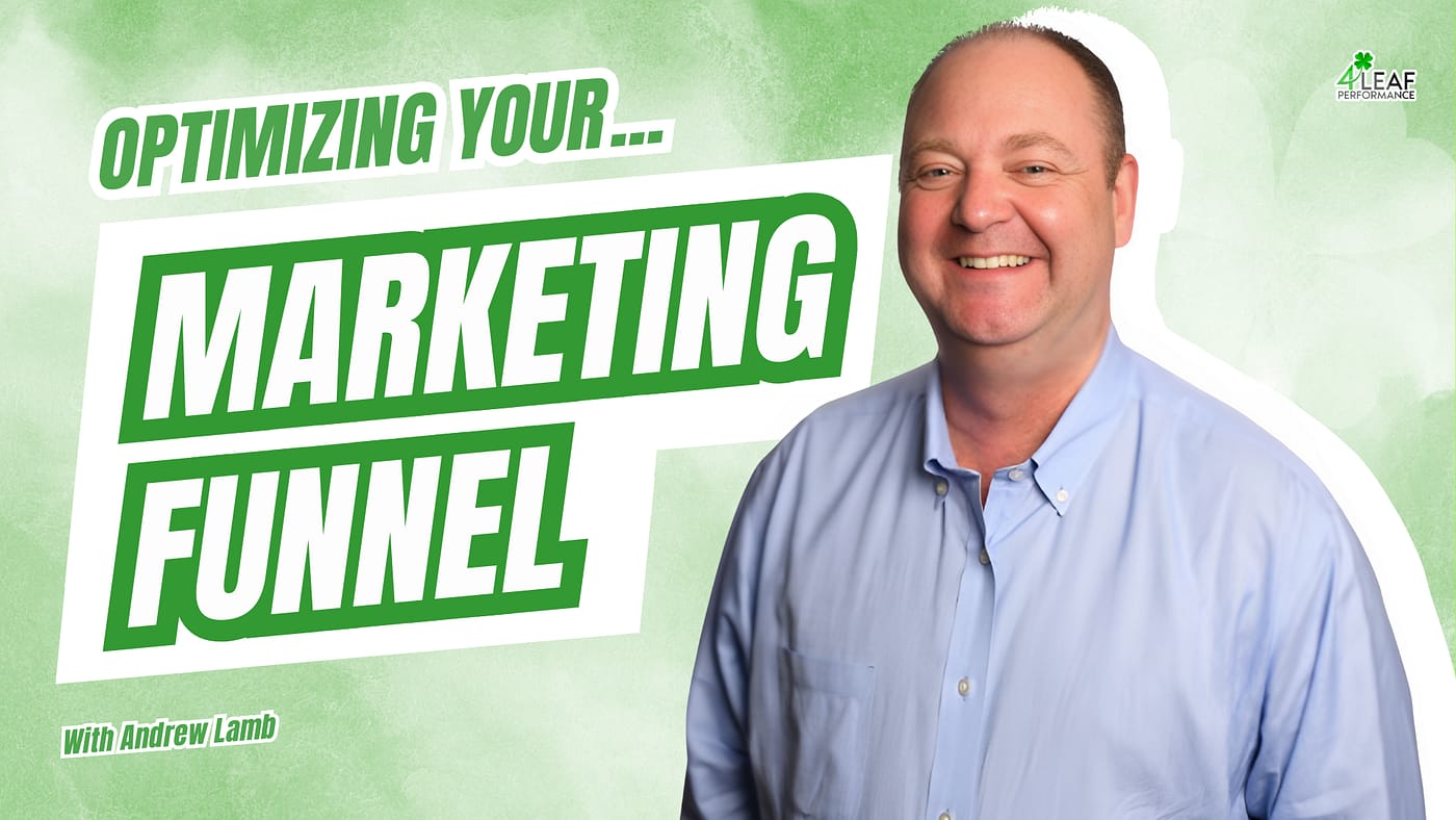 image with text that says "optimizing your marketing funnel"