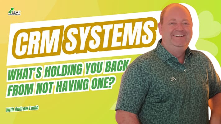 image with text: "CRM Systems: What's Holding You Back from Not Having One?"