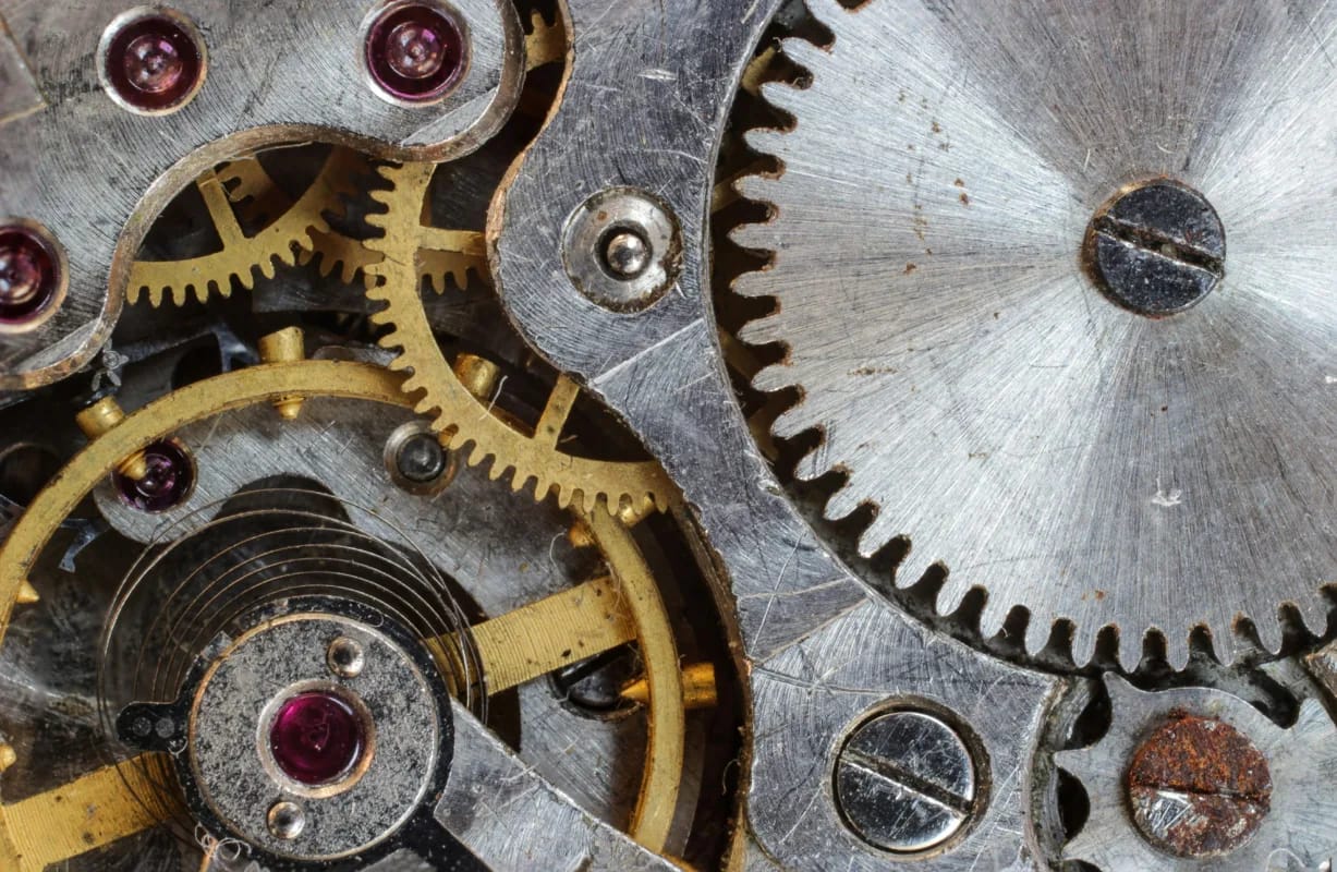a photo of interconnected gears, symbolizing business process automation